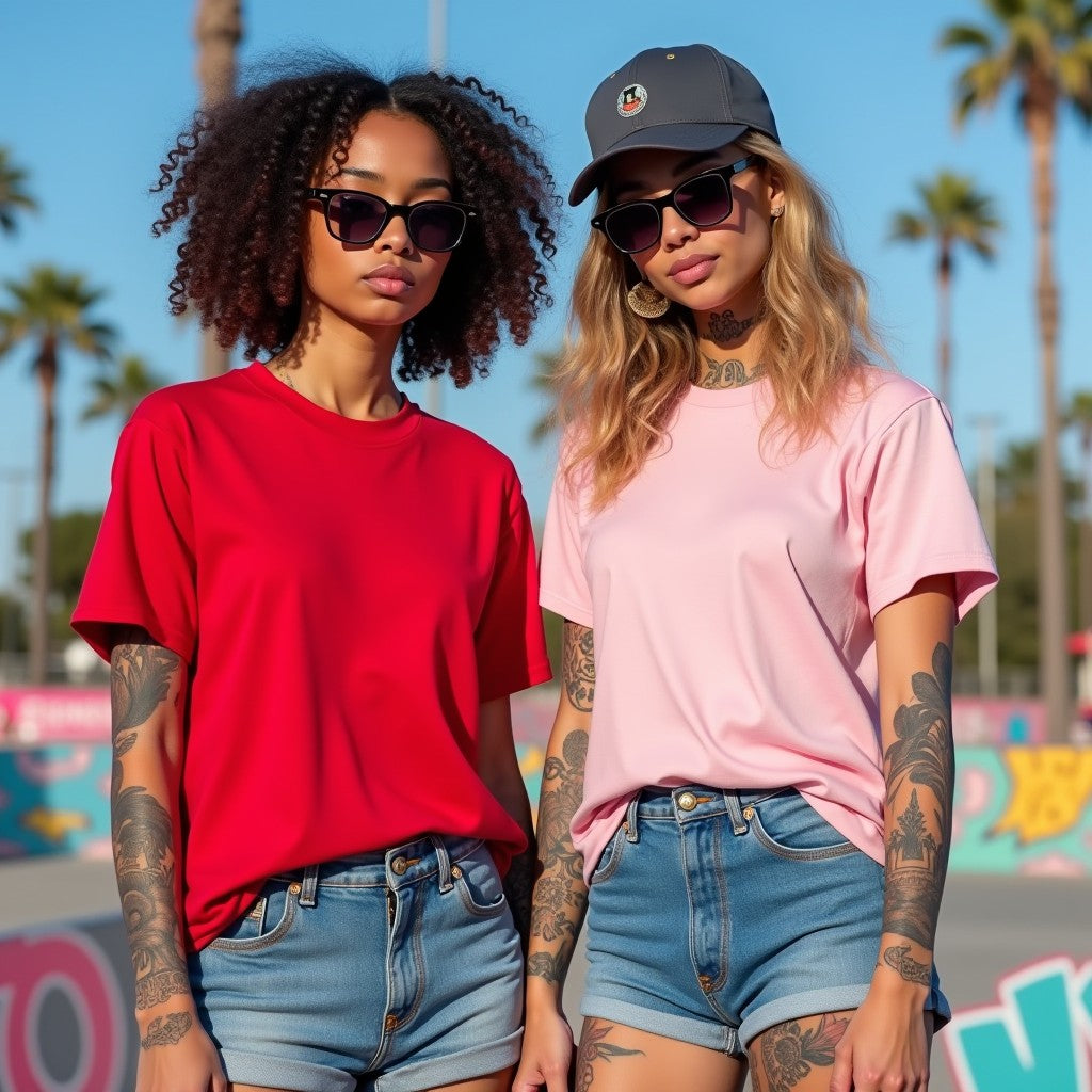 Effortless Chic Redefined: A Style Guide to Mastering Women's Oversized and Classic Tees with Timeless Ease