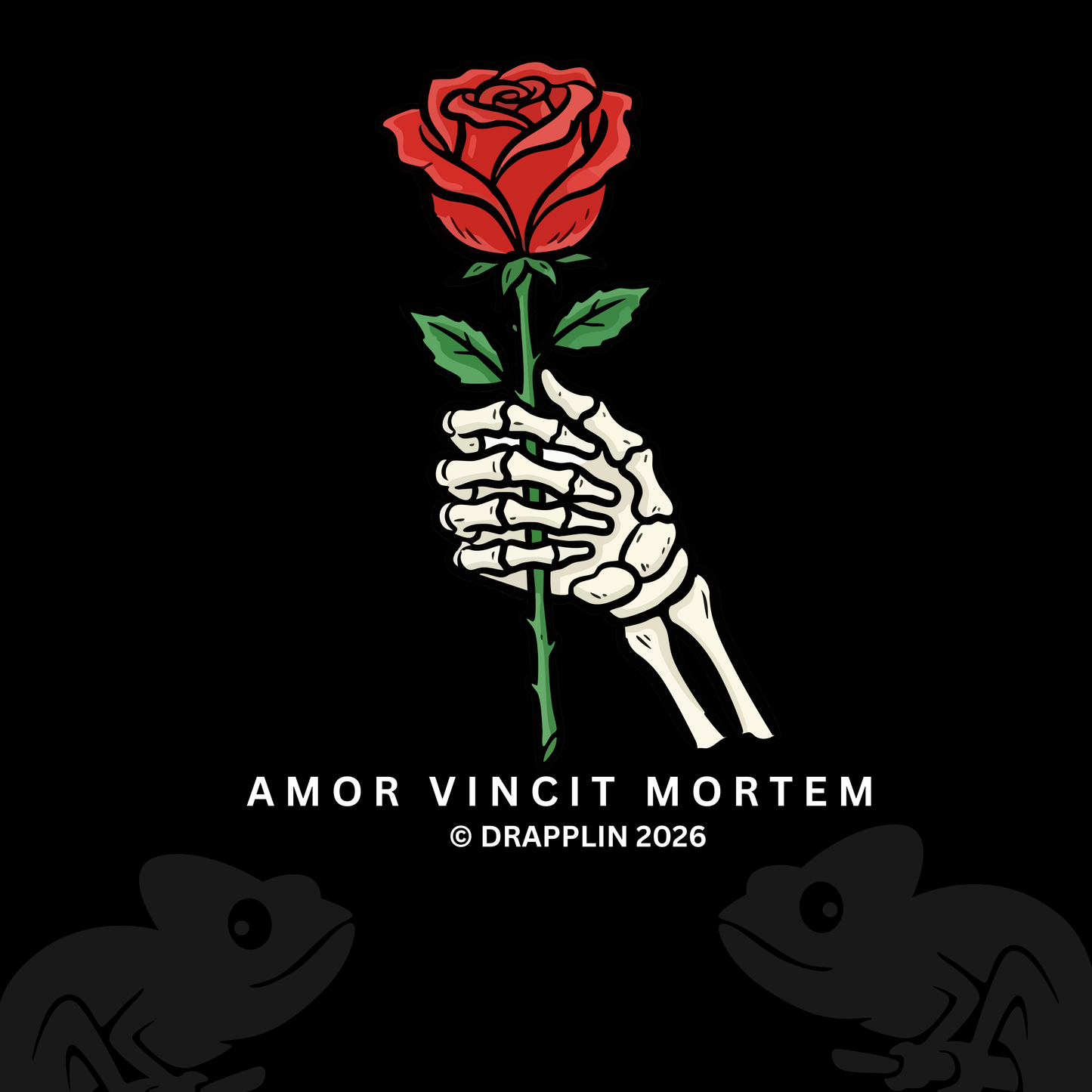 Amor Black Unisex Premium Regular Printed Sweatshirt