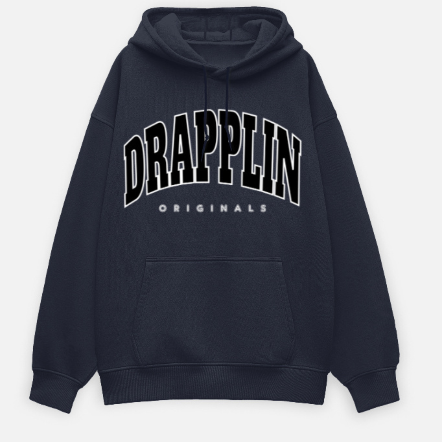 Drapplin Originals Premium Unisex Navy Blue Oversized Hoodie