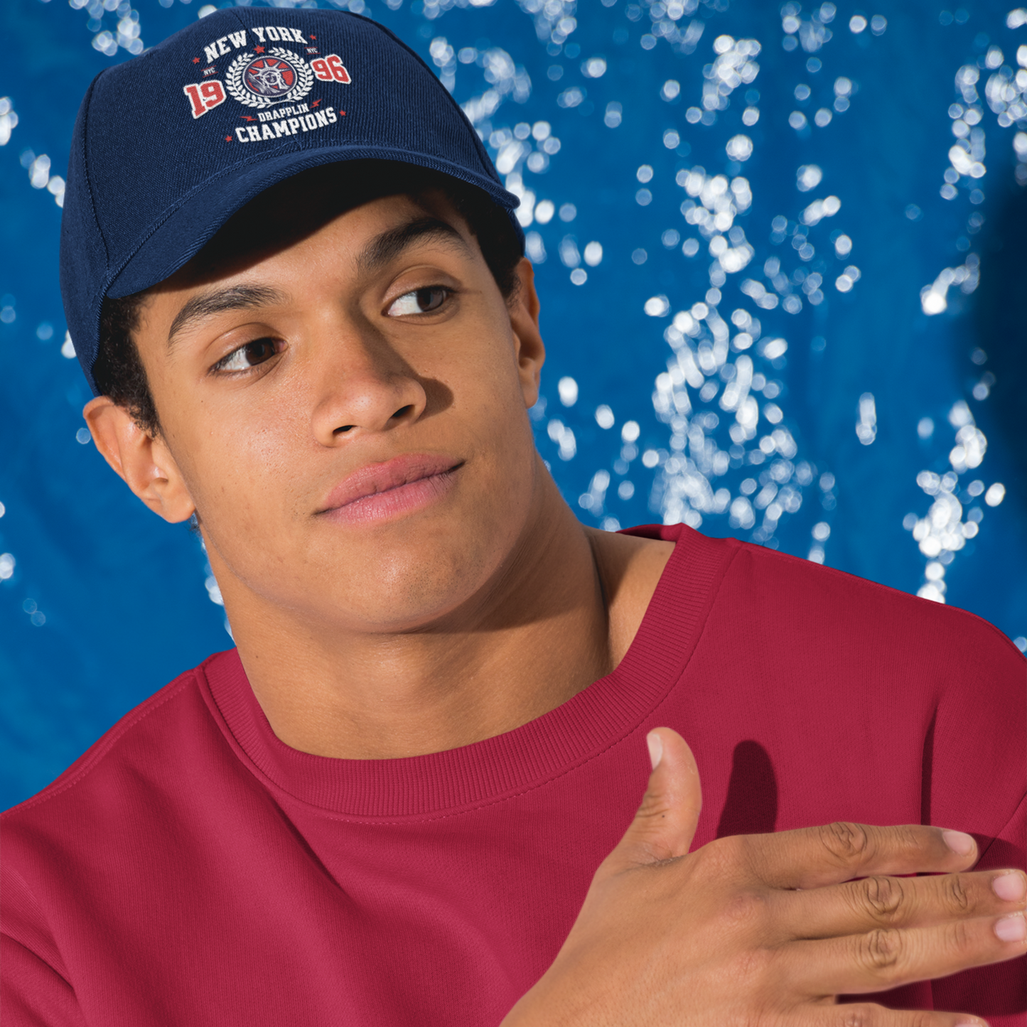 Unisex New York Premium Navy Blue Baseball Cap