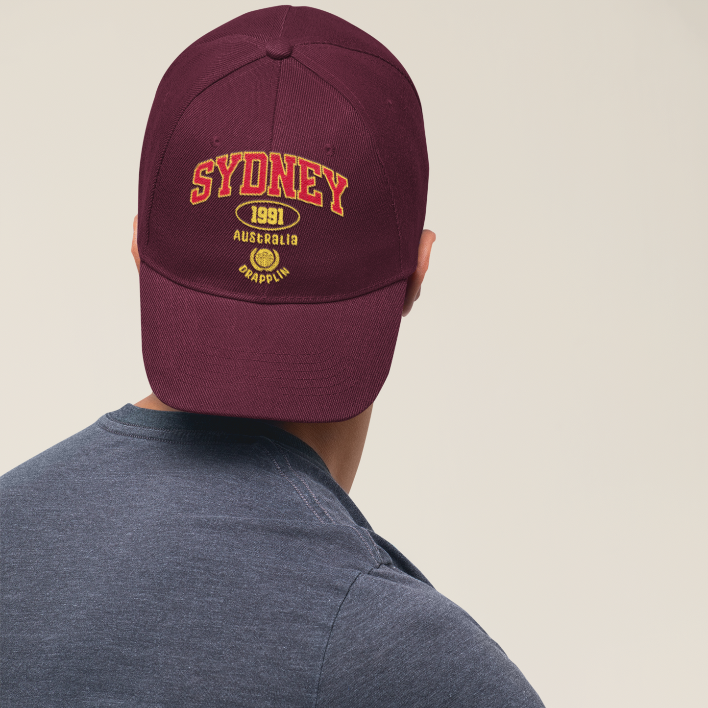 Unisex Sydney Premium Maroon Baseball Cap