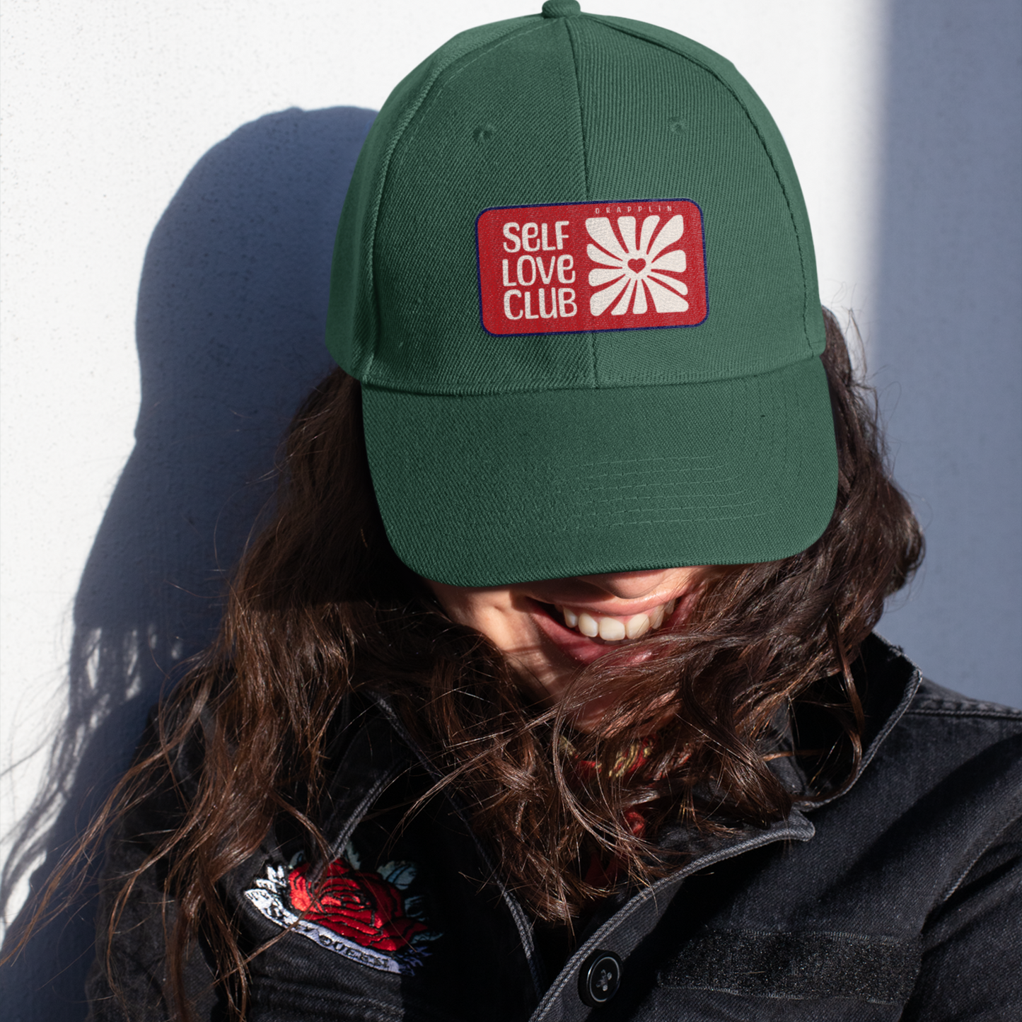 Woman's Self Love Premium Green Baseball Cap