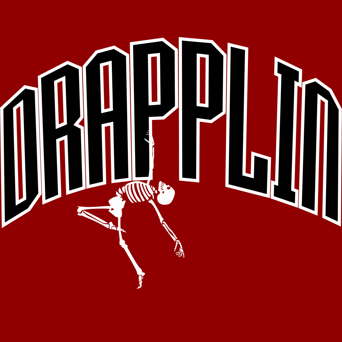Drapplin Dance Red Oversized Printed T-shirt