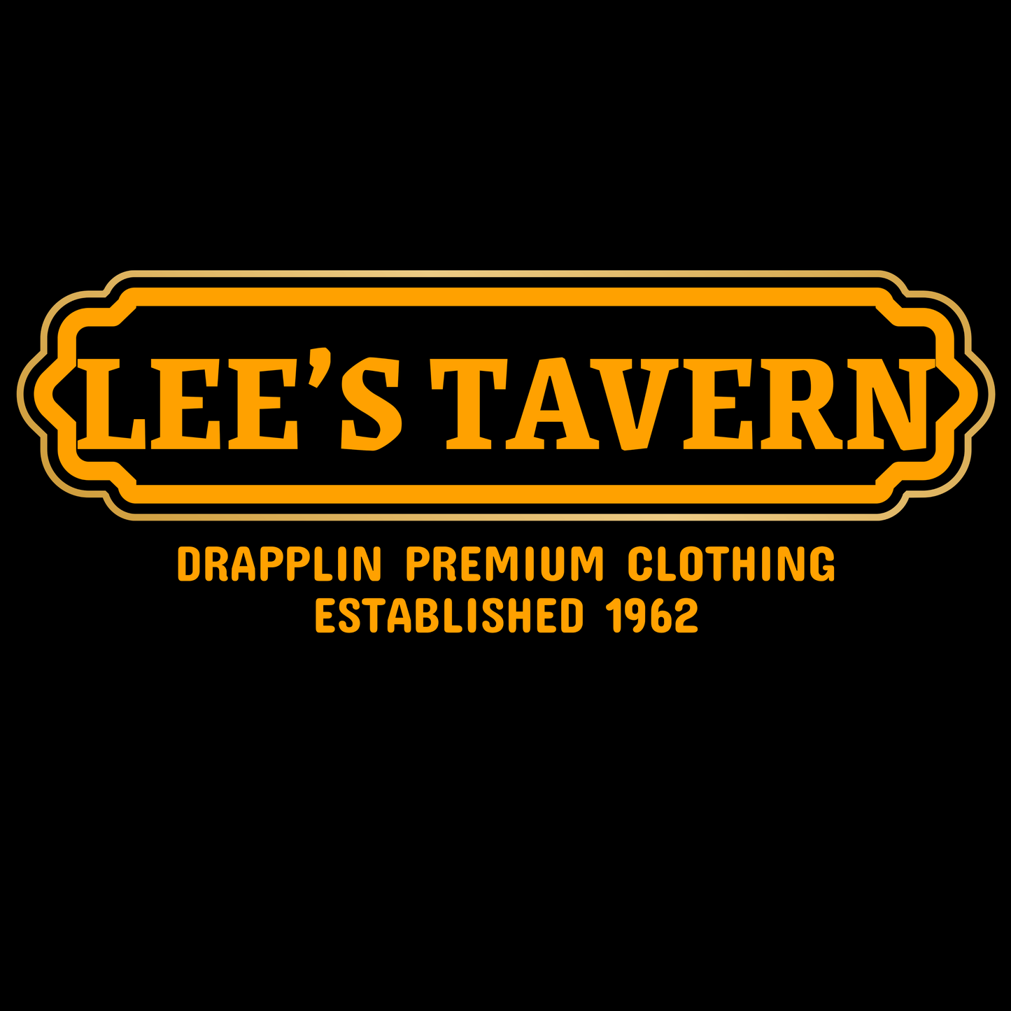 Tavern Unisex Regular Fit Black Printed Hoodie