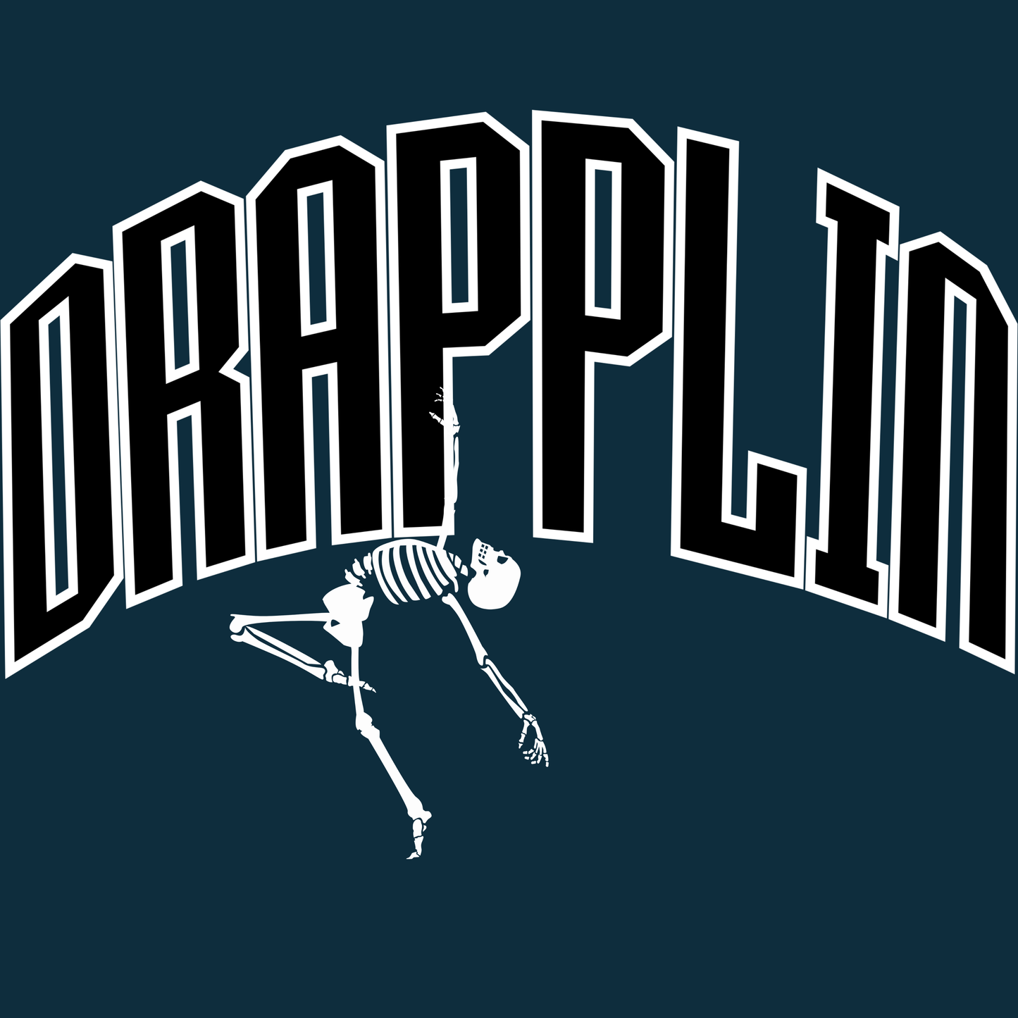 Drapplin Dance Navy Blue Oversized Printed T-shirt