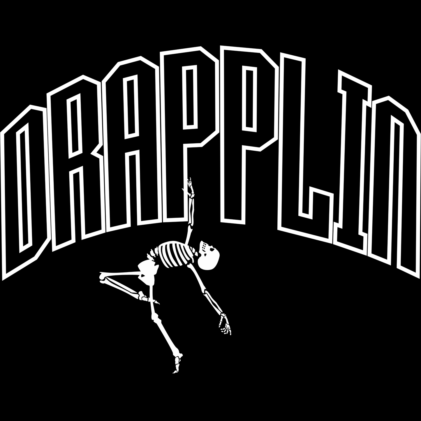 Drapplin Dance Black Oversized Printed T-shirt