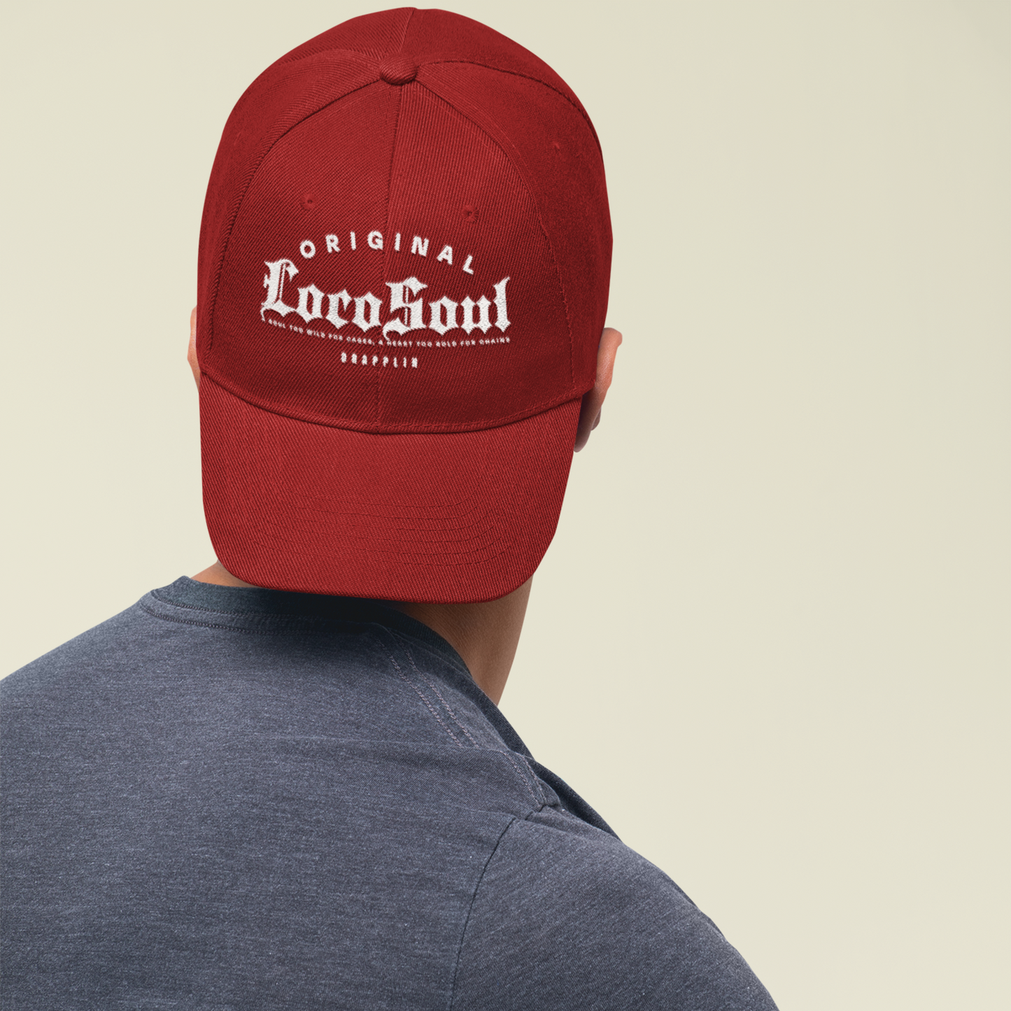 Unisex Locosoul Premium Red Baseball Cap