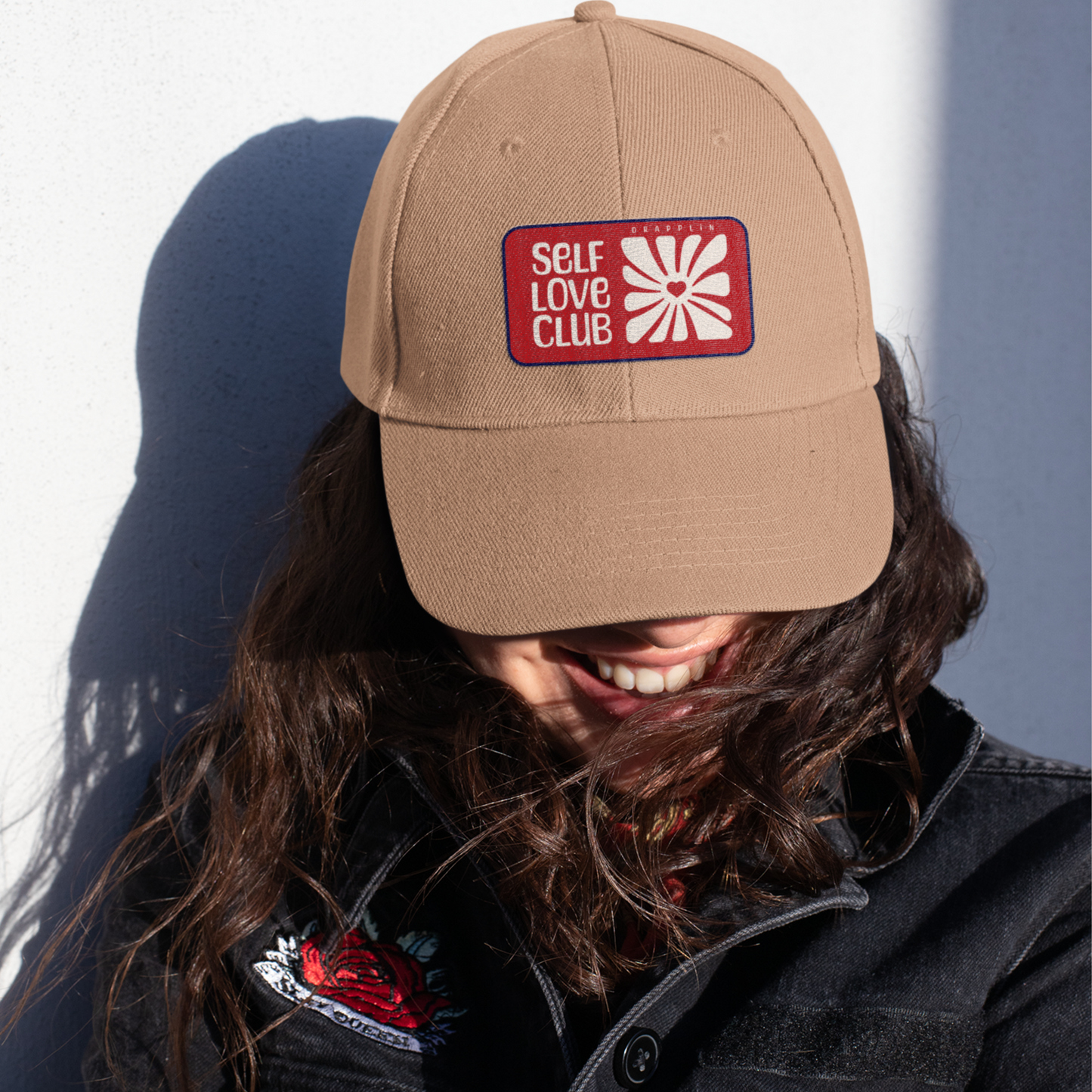 Woman's Self Love Premium Khaki Baseball Cap