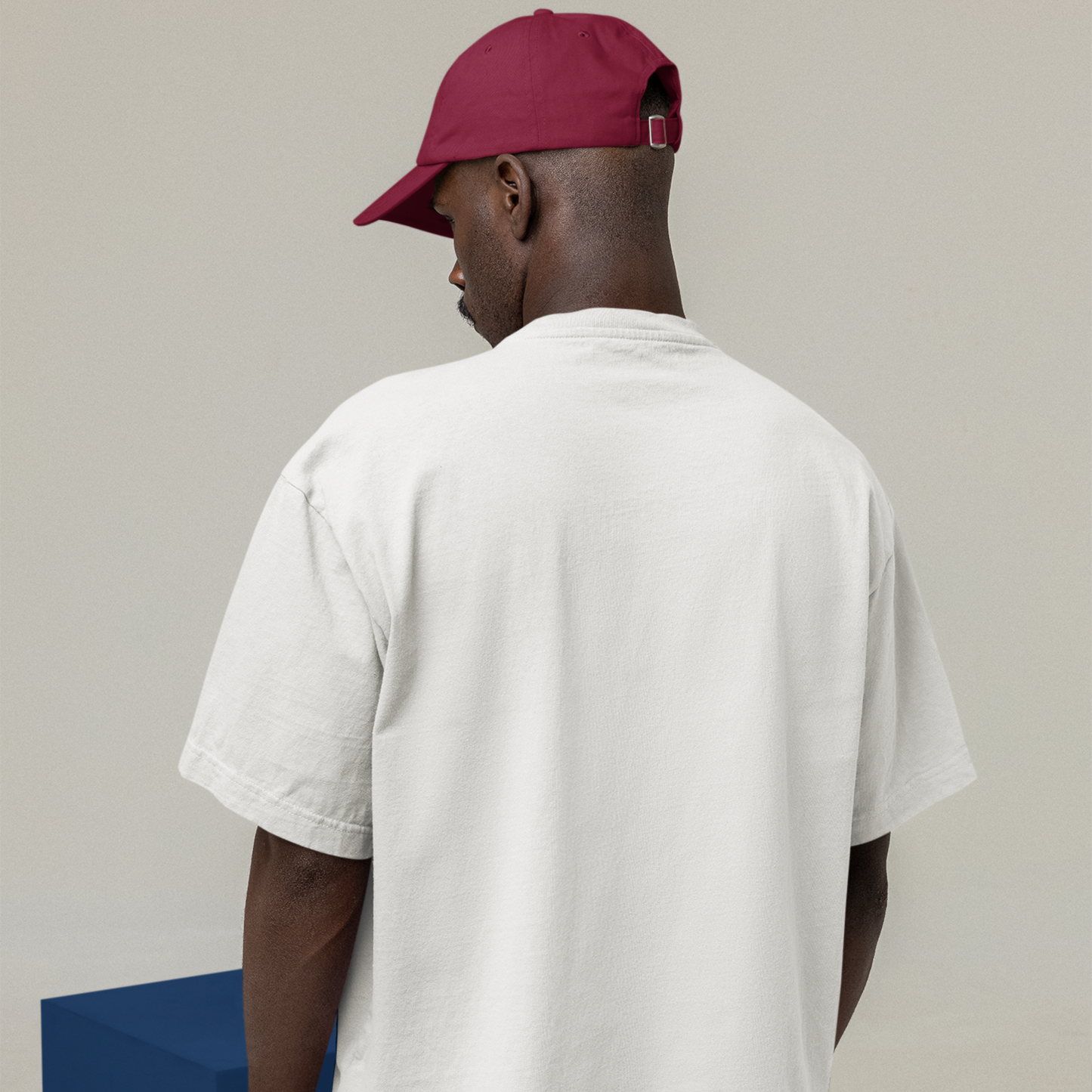Premium White Oversized Solid Plain T-shirt