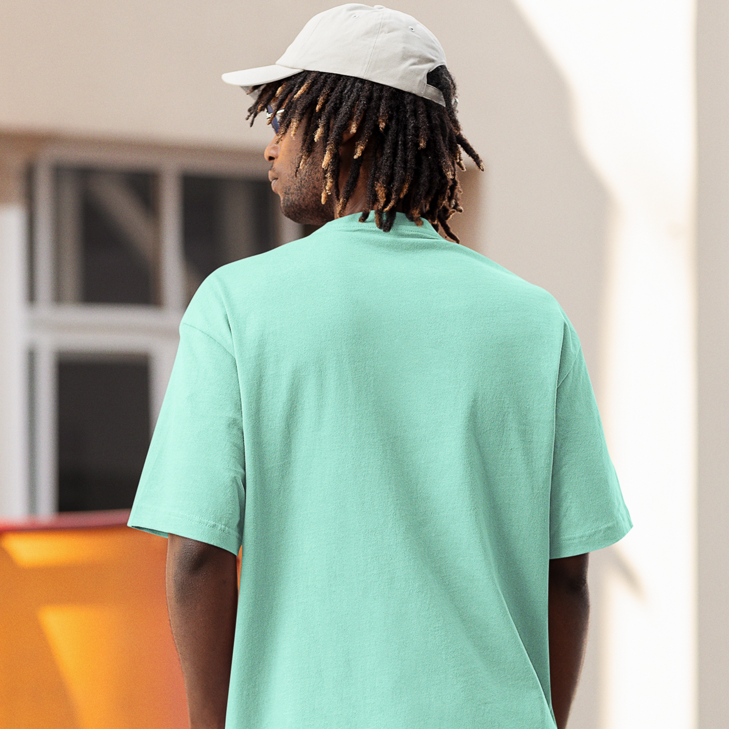 Premium Mint Oversized Solid Plain T-shirt