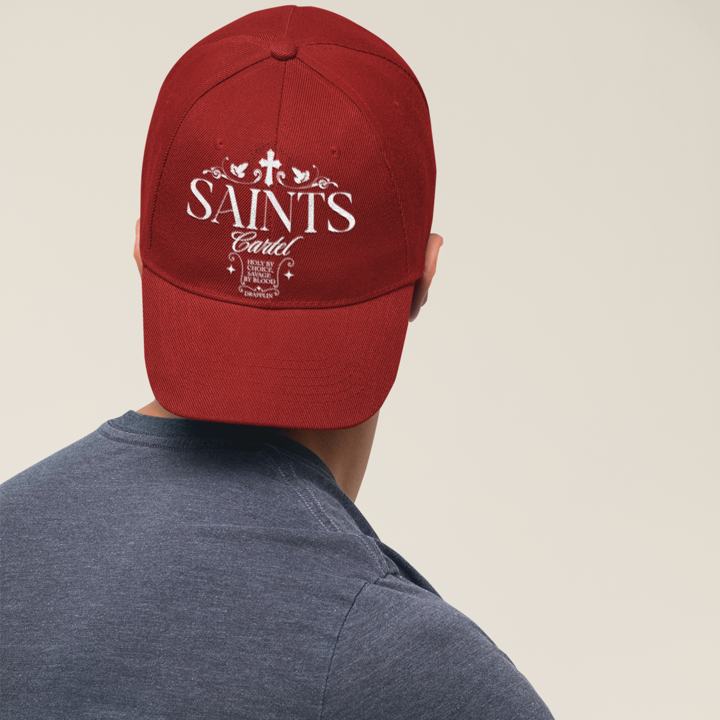 Unisex Saints Premium Red Baseball Cap