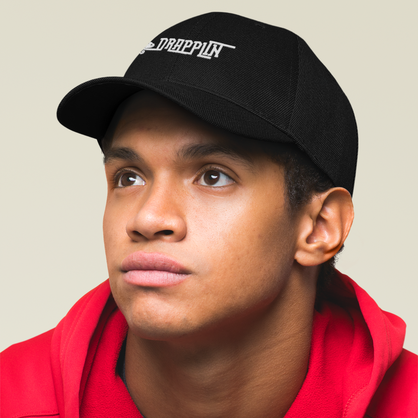 Unisex Drapplin Official Logo Premium Black Baseball Cap