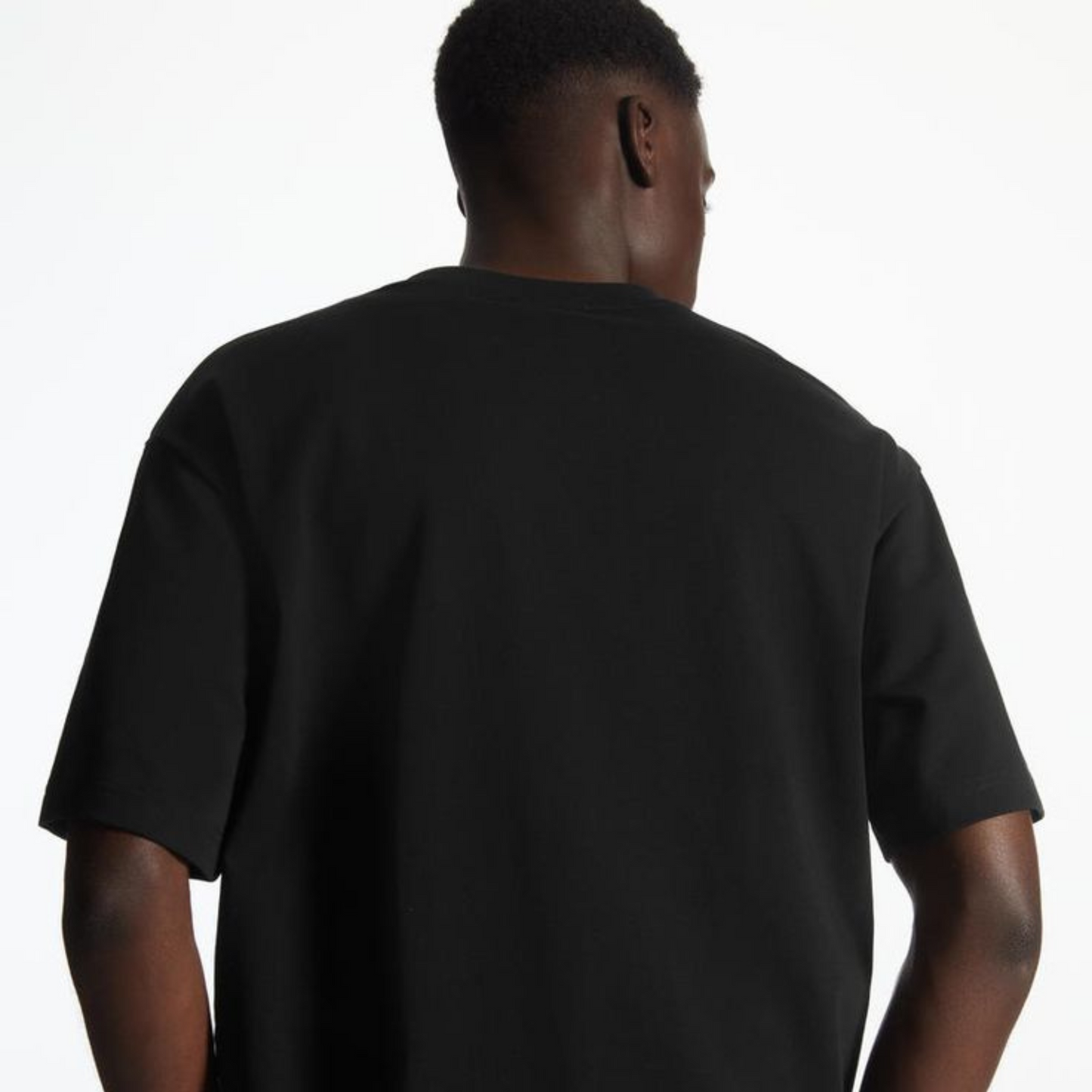Inside Out Premium Black Oversized Printed T-shirt