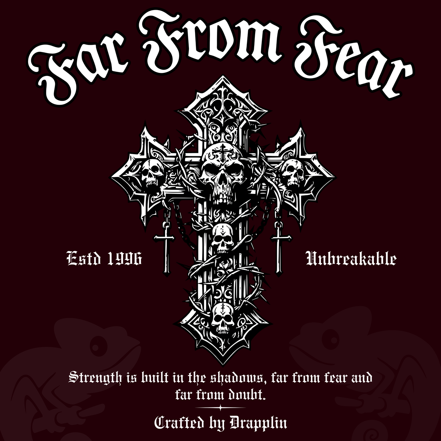 Fear Heavyweight Premium Oversized Printed Hoodie