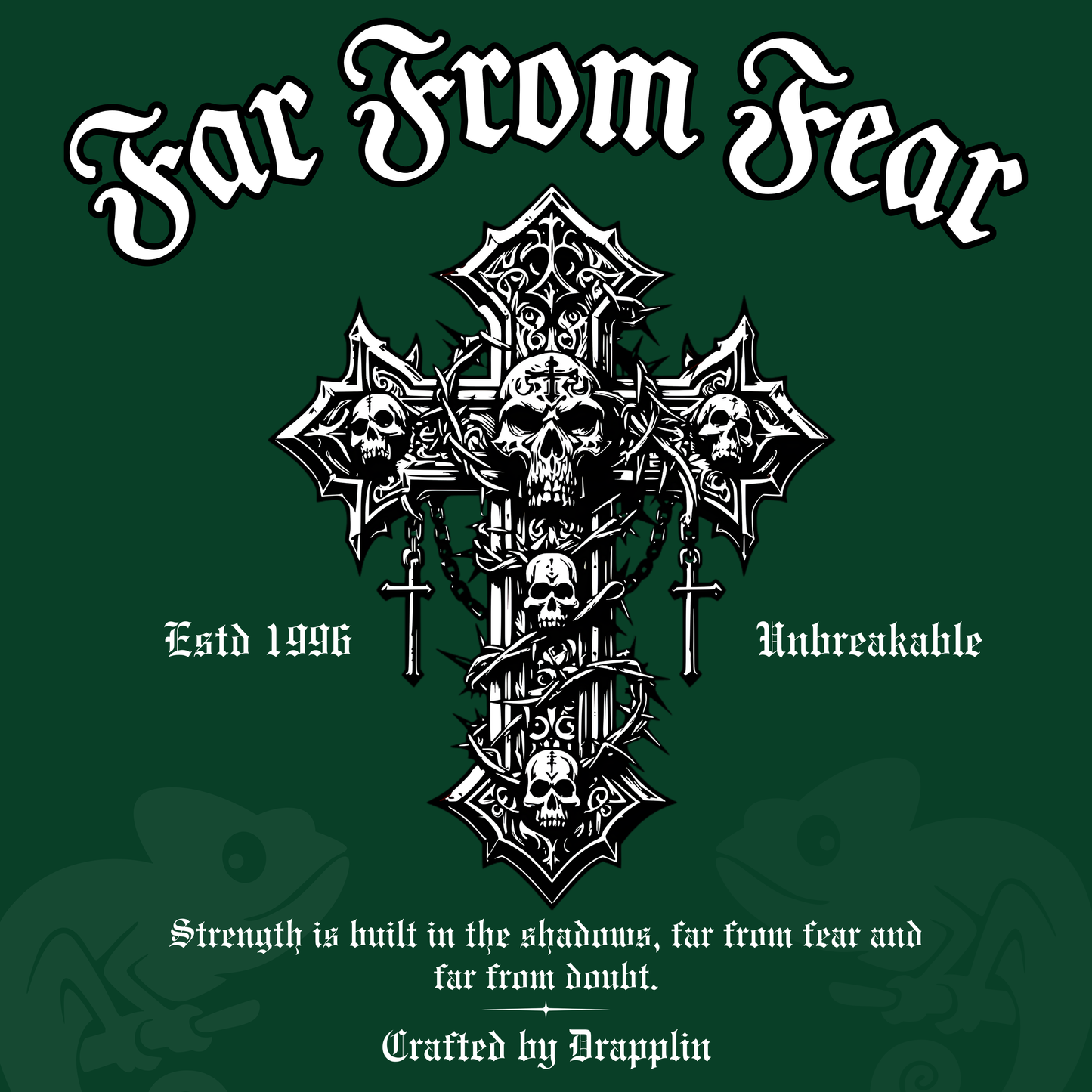 Fear Heavyweight Premium Oversized Printed Hoodie