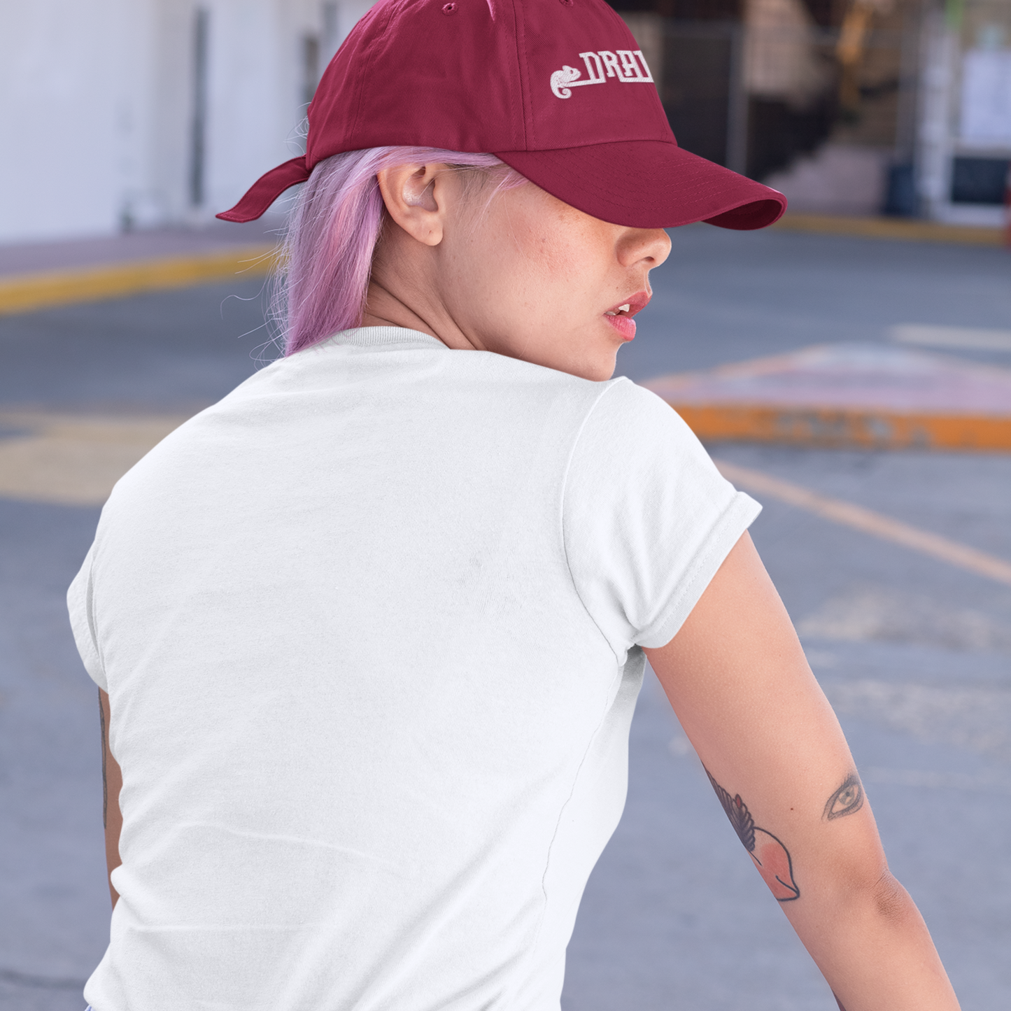 Birds Of Feather White Woman Regular Fit Printed T-shirt