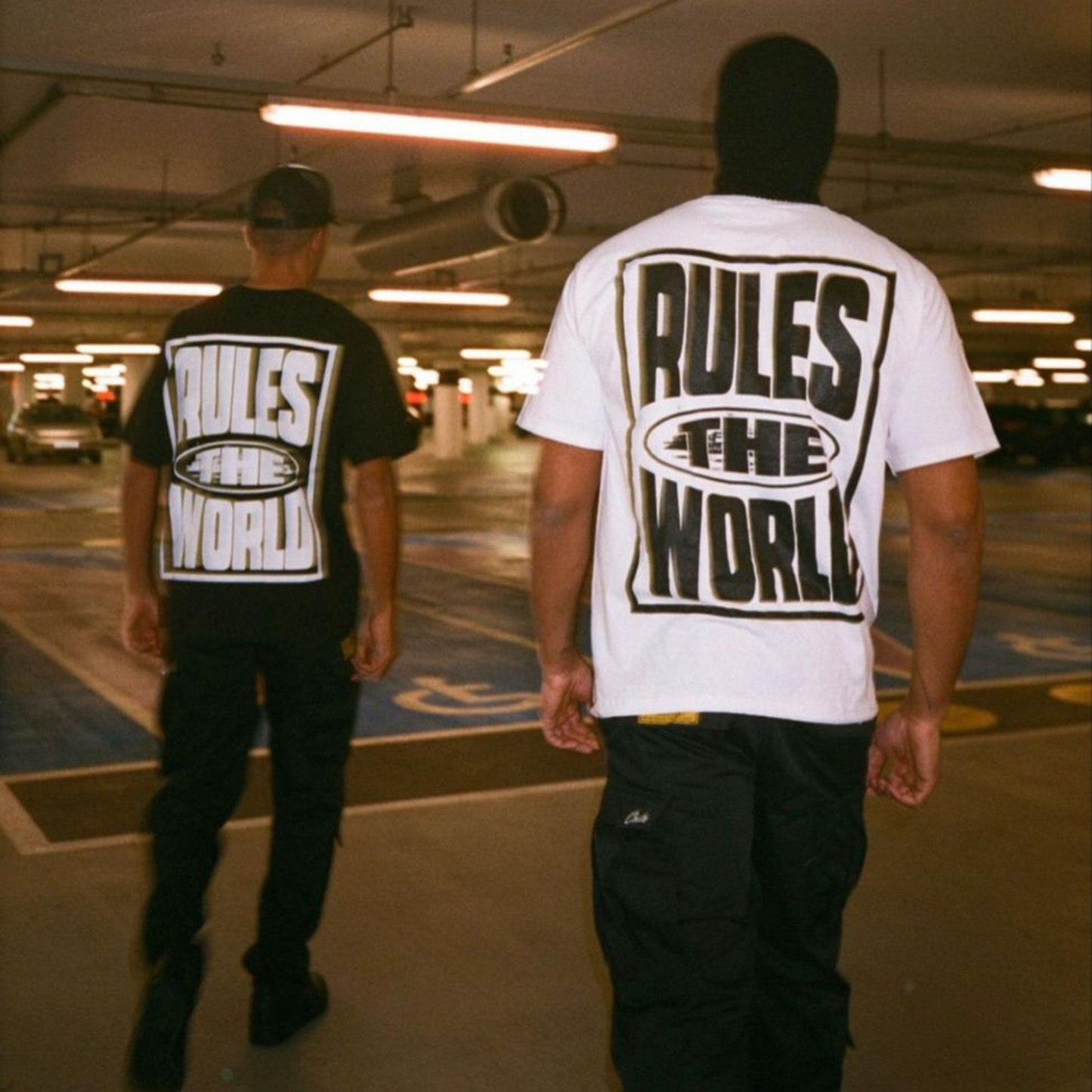 Rules Premium White Oversized Typography Back Printed T-shirt