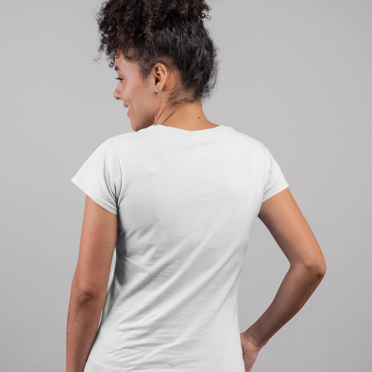 Carpediem White Woman Regular Fit Printed T-shirt
