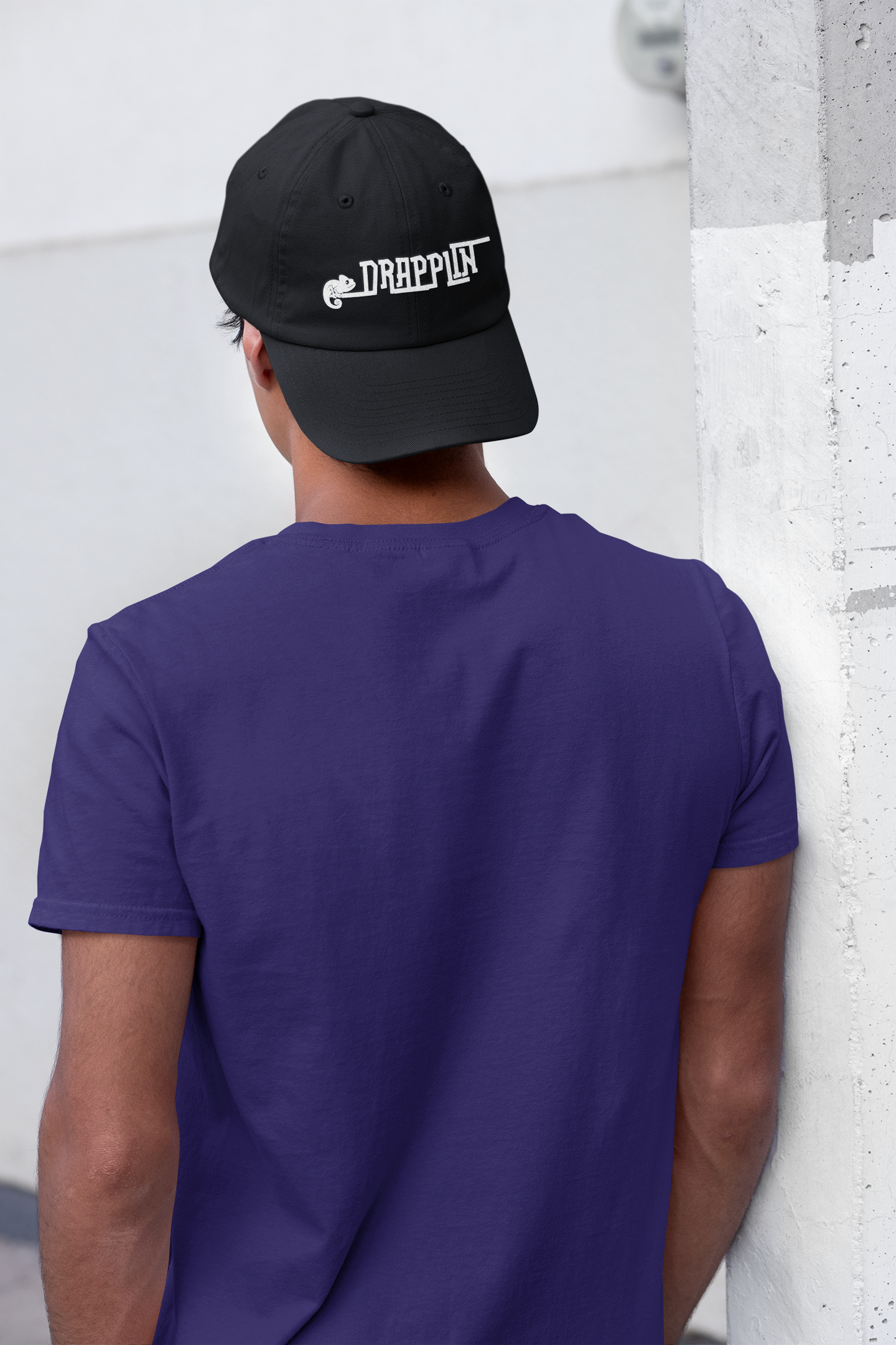 Premium Purple Regular Crew Neck Solid Plain T-shirt