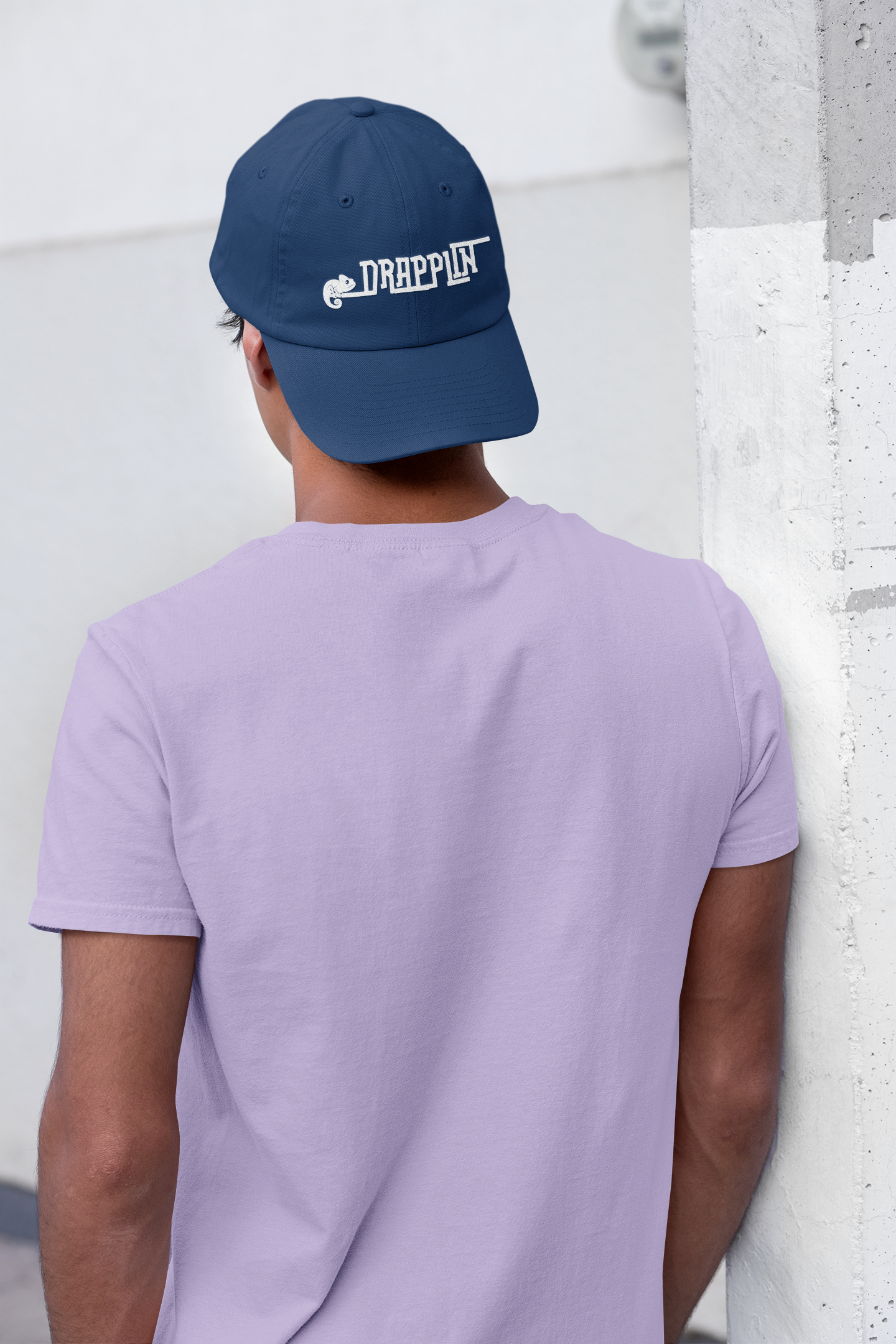 Premium Lavender Regular Crew Neck Solid Plain T-shirt