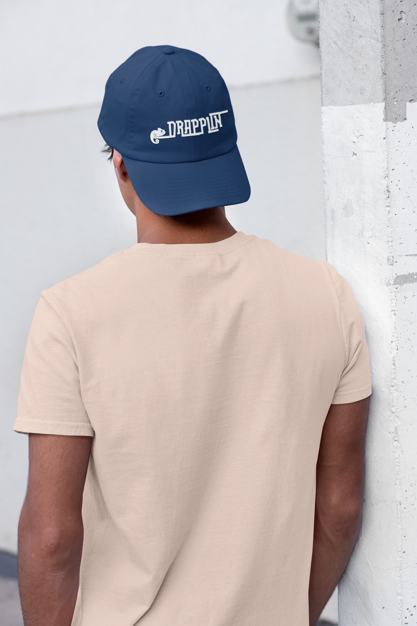 Premium Peach Regular Crew Neck Solid Plain T-shirt