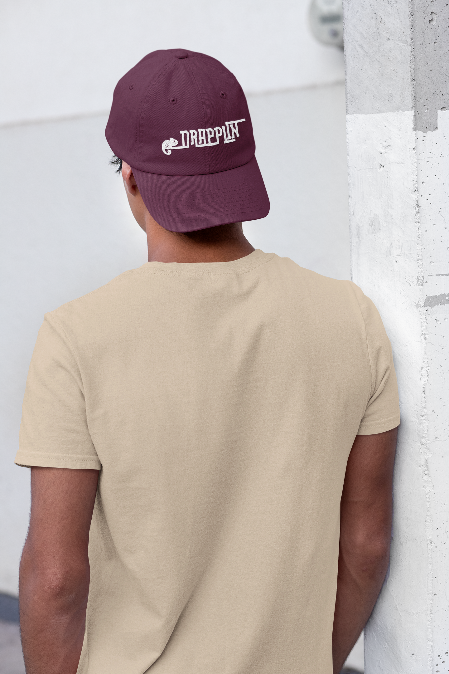 Premium Beige Regular Crew Neck Solid Plain T-shirt