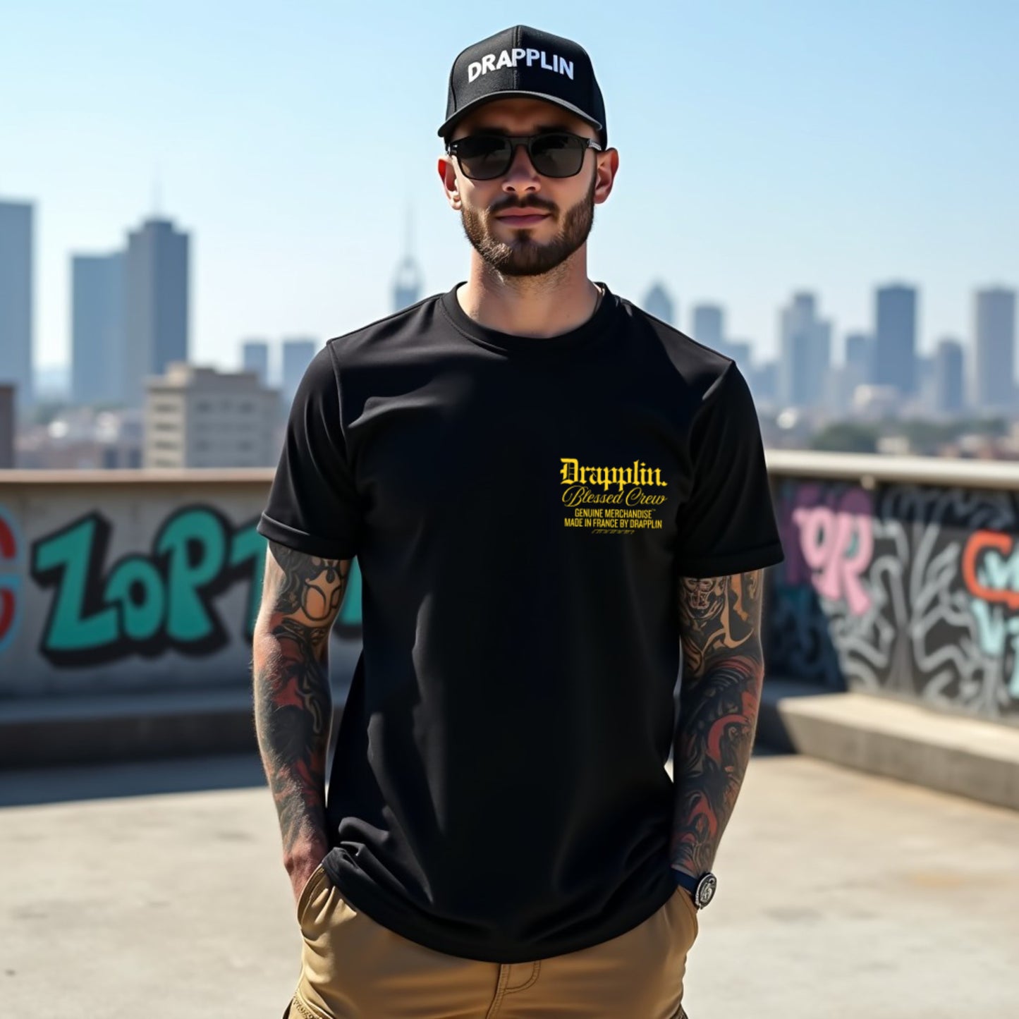 Core Memories Unisex Black Crew Neck Printed T-shirt