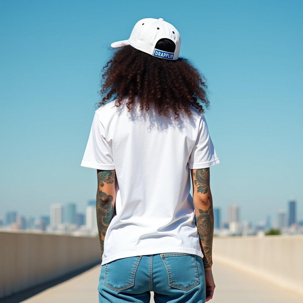 Snoopy White Woman Regular Fit Printed T-shirt