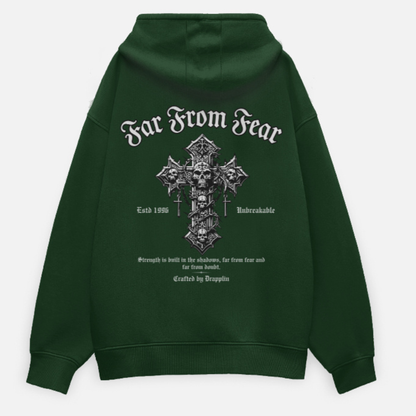 Fear Heavyweight Premium Oversized Printed Hoodie