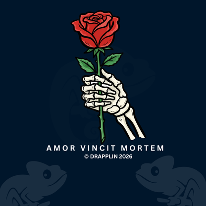 Amor Navy Blue Unisex Premium Regular Printed Sweatshirt