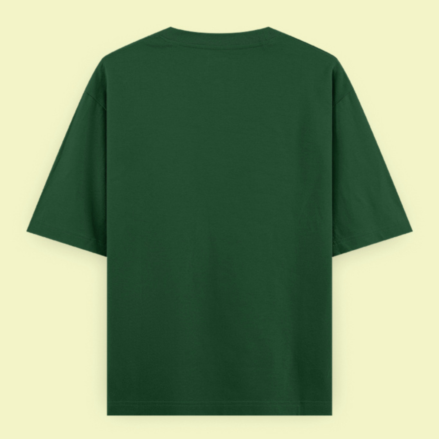 Drapplin Dance Bottle Green Oversized Printed T-shirt