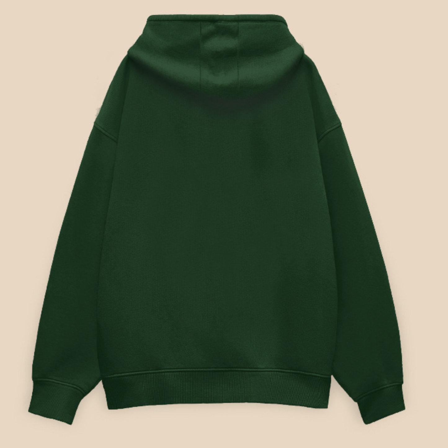 Drapplin Originals Premium Unisex Bottle Green Oversized Hoodie
