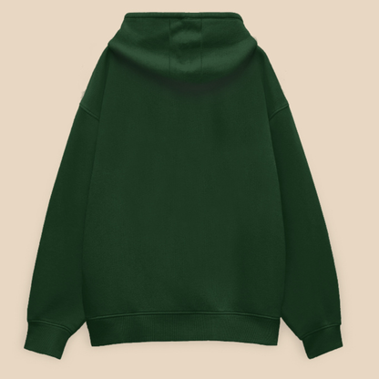 Drapplin Originals Premium Unisex Bottle Green Oversized Hoodie