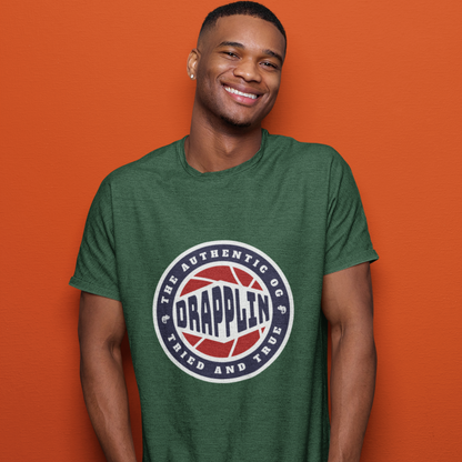 Drapplin Basketball Forest Green Crew Neck Graphic Printed T-shirt