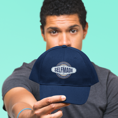 Unisex Selfmade Premium Navy Blue Baseball Cap
