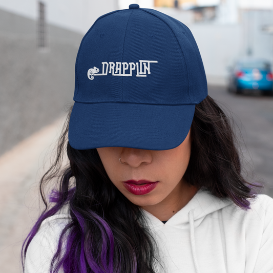 Unisex Drapplin Official Logo Premium Navy Blue Baseball Cap