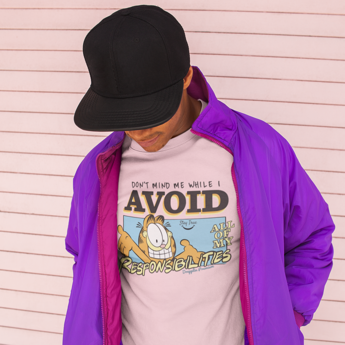 Responsibilities Unisex Baby Pink Crew Neck Graphic Printed T-shirt