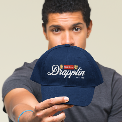 Unisex Drapplin Original Premium Navy Blue Printed Baseball Cap