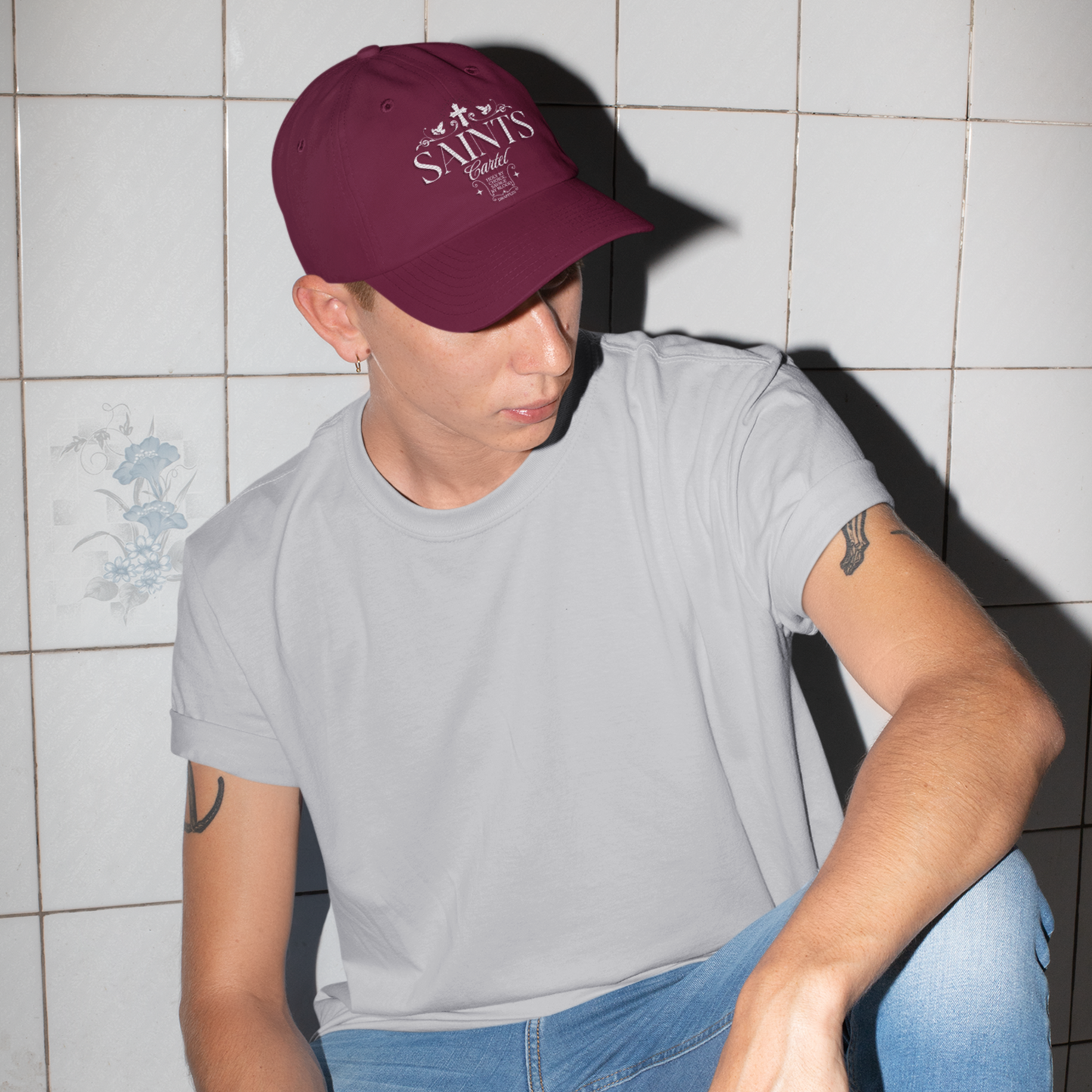 Unisex Saints Premium Maroon Baseball Cap