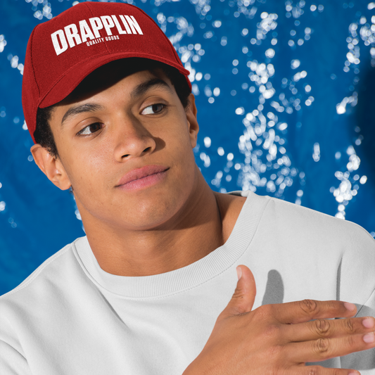 Unisex Drapplin Premium Red Baseball Cap