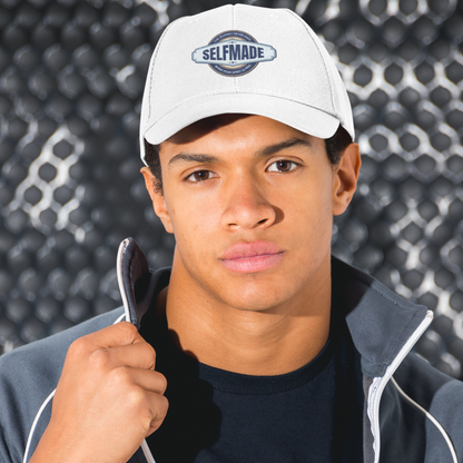 Unisex Selfmade Premium White Baseball Cap