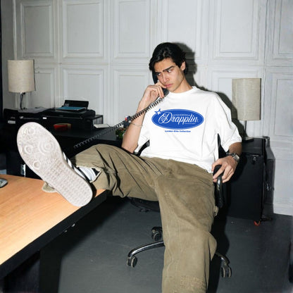 Drapplin London White Unisex Premium Oversized T-shirt