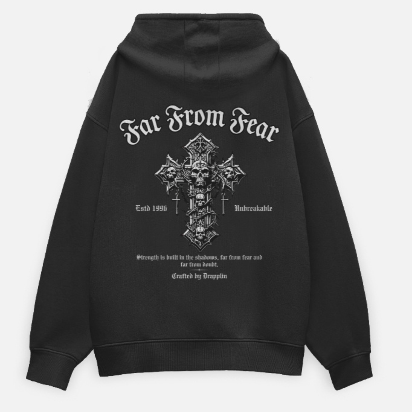 Fear Heavyweight Premium Oversized Printed Hoodie