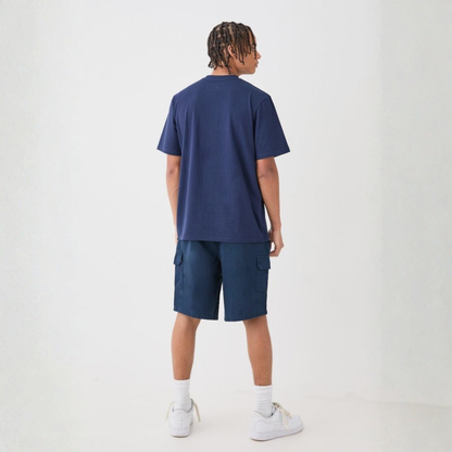 Drapplin London Navy Blue Unisex Premium Oversized T-shirt