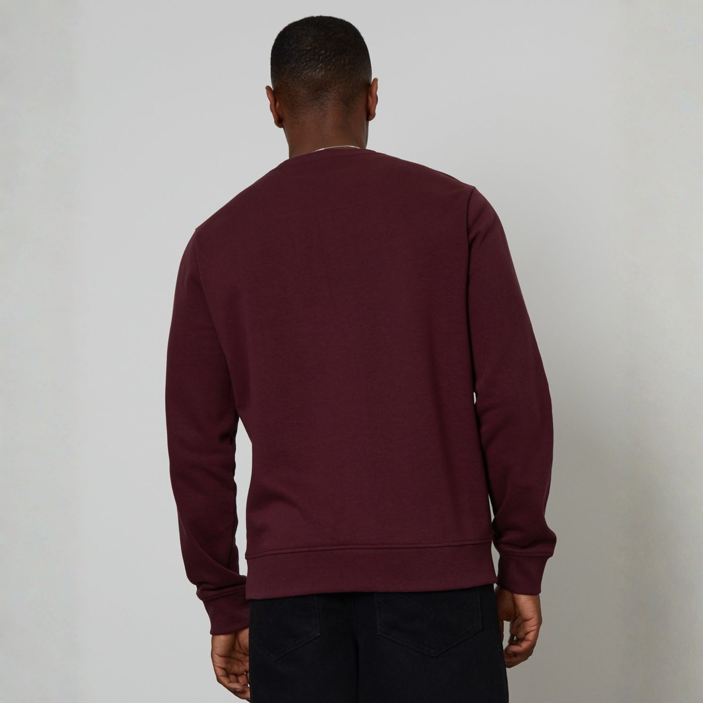 Amor Maroon Unisex Premium Regular Printed Sweatshirt