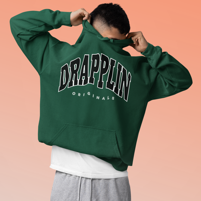 Drapplin Originals Premium Unisex Bottle Green Oversized Hoodie