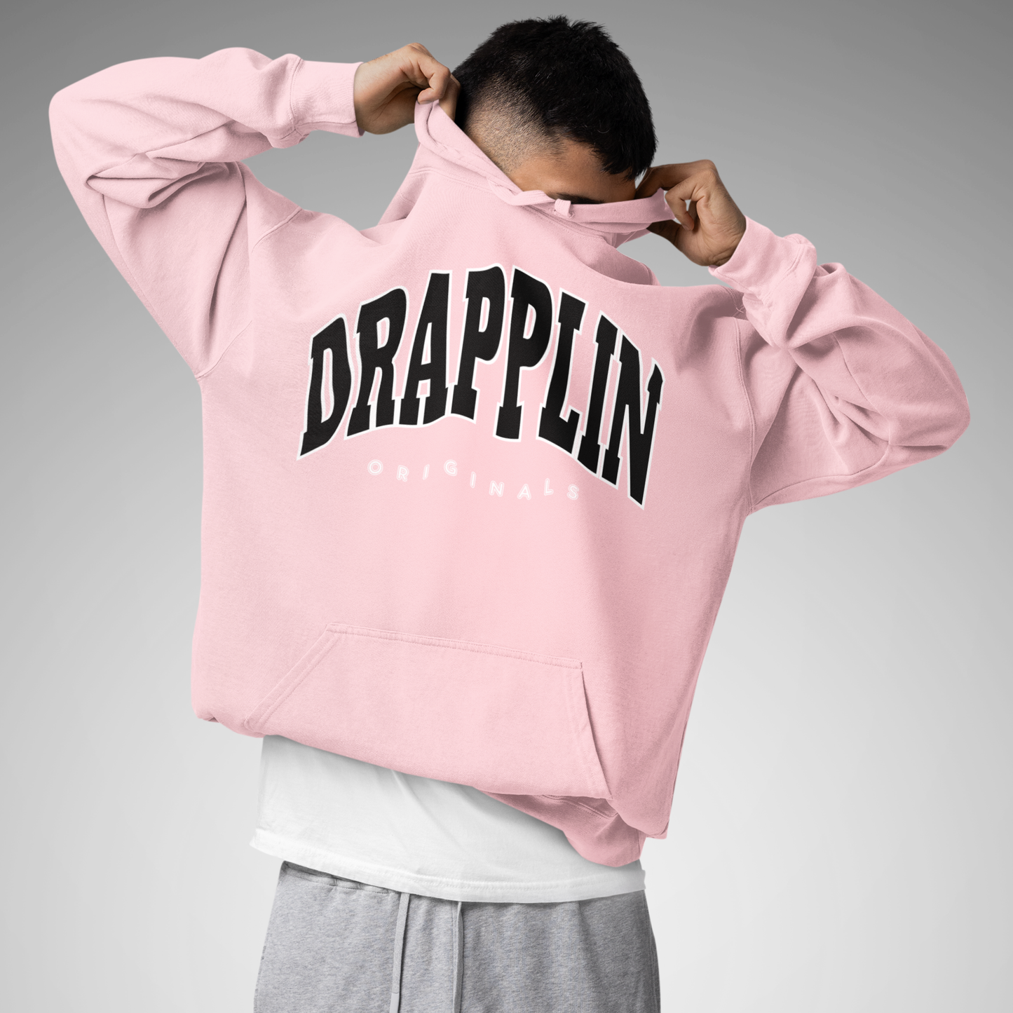 Drapplin Originals Premium Unisex Baby Pink Oversized Hoodie