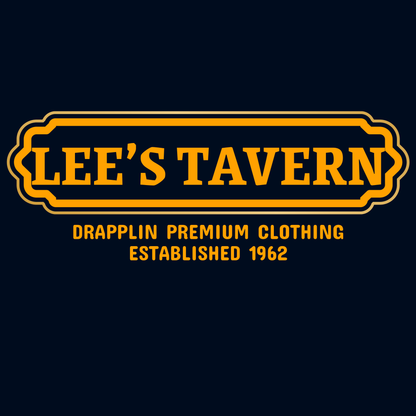 Tavern Unisex Regular Fit Navy Blue Printed Hoodie