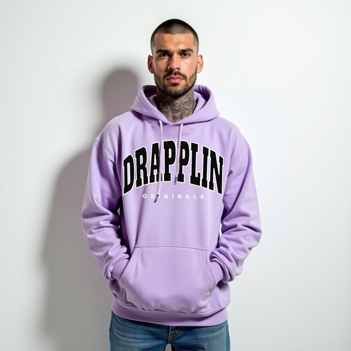 Drapplin Originals Premium Unisex Lavender Oversized Hoodie