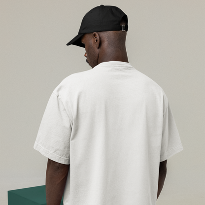 Cold Blooded Premium White Oversized Printed T-shirt